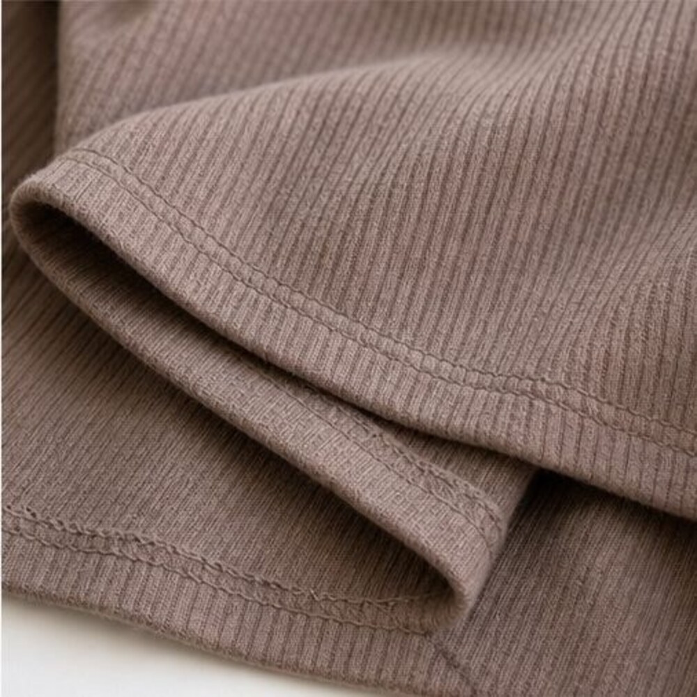 Taupe Button Blouse - Picture 6 of 6